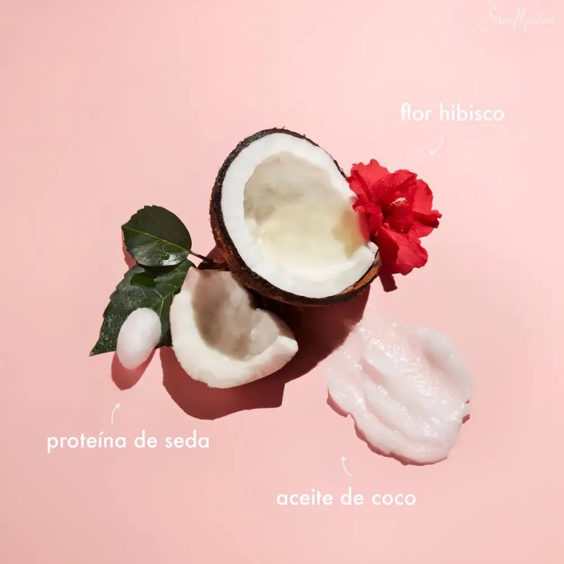 Shea Moisture Shampoo Coconut Hibiscus · Curl & Shine Rizos