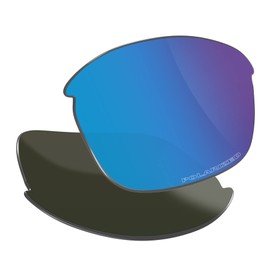 Vaep Polycarbonate Replacement Lenses for Oakley Flak Jacket Sunglasses - Enhanced POLARIZED, Ice Blue - Pc Polarized, Flak Jacket