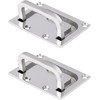 KooingTech Flush Hatch Locker, 2pcs Drawer Handles, 75x56mm Boat Hatch