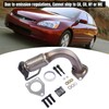 Stainless Steel Front Exhaust Pipe Replacement for Honda Accord 2.4L