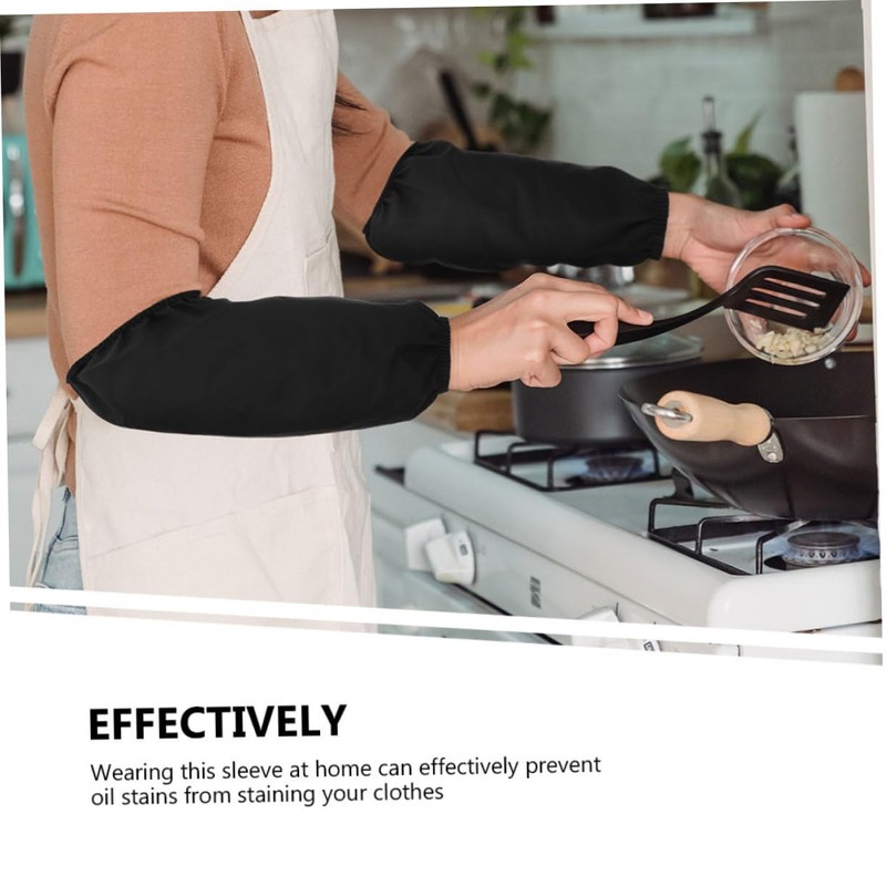 Mipcase 2pcs Arm Protectors for Housework Durable Oil Oversleeves for