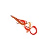 Start Replacement Unit Triple Hook Short Curly S #41 Shrimp