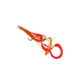 Start Replacement Unit Triple Hook Short Curly S #41 Shrimp Red