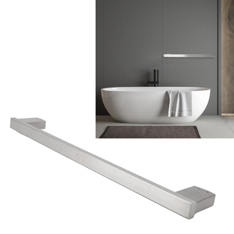 Bath Towel Rack Square Space Aluminum Versatile Widened Towel Bar