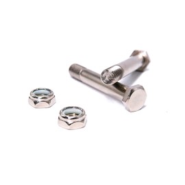 ELOS Skateboard Hex Head Kingpin Kit Truck Hardware. High Strength Hardened Steel with Nylock Nuts for Longboard and Cruisers.