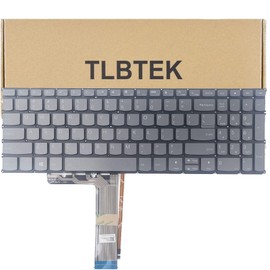 TLBTEK Backlight Keyboard Replacement Compatible with Lenovo IdeaPad 1-15ALC7 1-15AMN7 1-15IAU7 1-15IGL7 1-15IRU7 1-15IJL7 1-15ADA7 82R1 3-15ADA6 82KR 3-15ITL6 82H8 3-15ALC6 82KU 82MF 3-15ACL6 Laptop