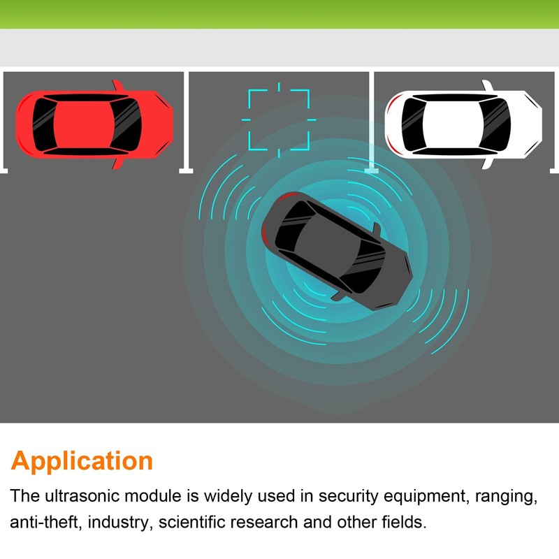 sourcing map 1 Pcs Ultrasonic Module Distance Sensor JSN-SR04T High