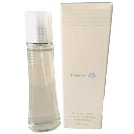 AVON FREE O2 EAU DE TOILETTE!! FRESH !!  WHITE PEACH TEA, AIRY HONEYSUCKLE, MUSK