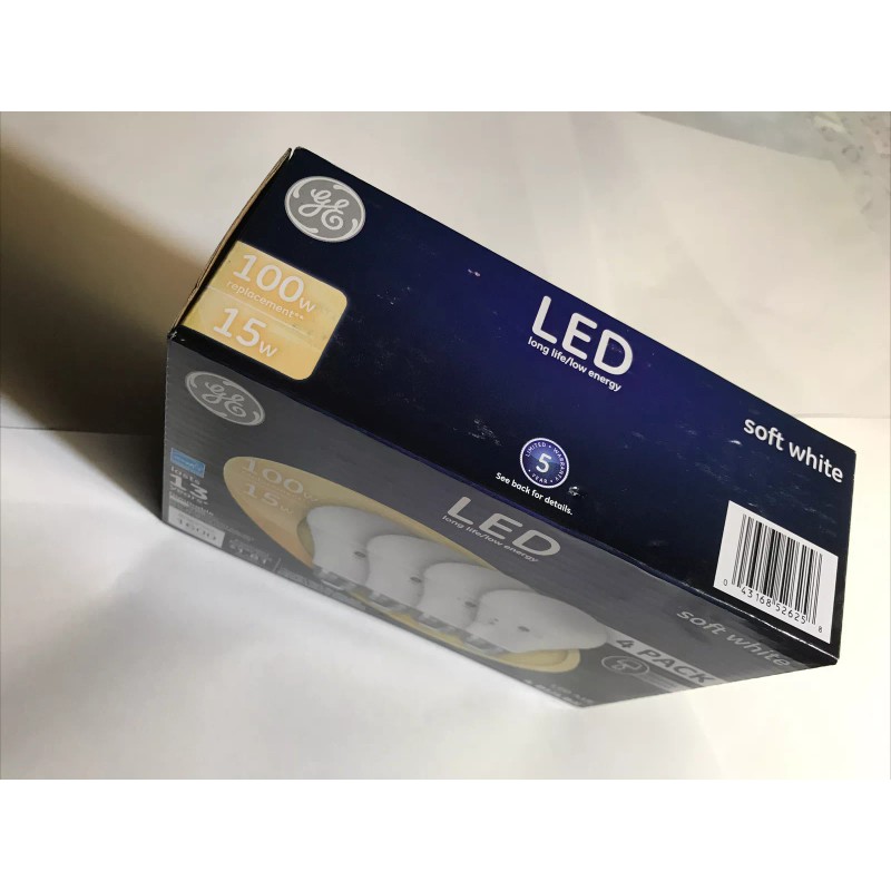 GE 100W=15W Replacement LED Light Bulbs General Purpose A19 (