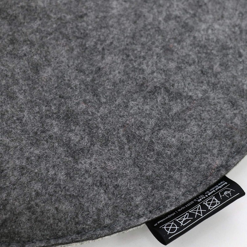 DuneDesign 2 Felt Seat Cushion Round Diameter 35 x 3