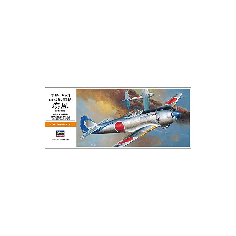 Hasegawa 1:72 Scale KI-84 Frank Hayate Model Kit