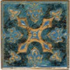 Design Tile 5.9 inches (150 mm) Square Retro N-704