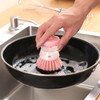 Dish Brush with Soap Dispenser for Dishes, Pots, Pans –