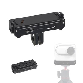 Sruim Insta 360 GO 3S, GO 3 Aluminium Quick Release Base Mount with Charging Interface, Rechargeable Dock Expansion Adapter Camera Bracket Holder Accessories