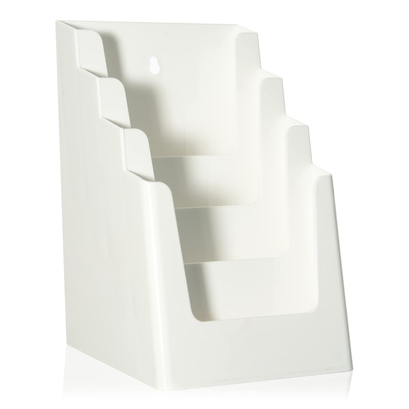 DIN A5 table brochure stand with four levels, flyer stand,