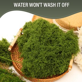1 x 150 g Artificial Moss for Decoration, Artificial Moss for Crafts, Artificial Moss, Decorative Moss, Fake Decorative Moss, Artificial Moss Decoration Suitable for Flower Decoration, DIY, Flower Pot