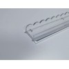 American Mahjong Acrylic Rack with Wavy Slots Clear Durable Tile