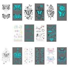 Luminous tattoo sticker school festival club festival event booth 20ea