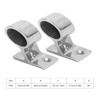 2PCS Stanchion Hand Rail Fitting 316 Stainless Steel Mirror Polishing