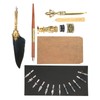 Feather Pen Set Retro British Creativity Writing Suit for Business