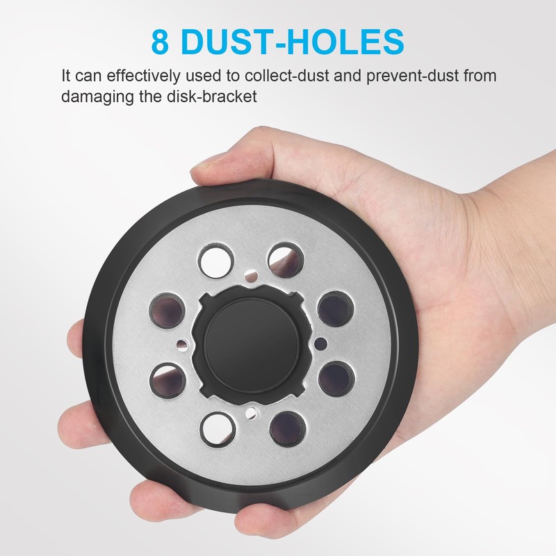 4 Pack Orbital Sander Replacement Pad for DeWalt, 5 Inch