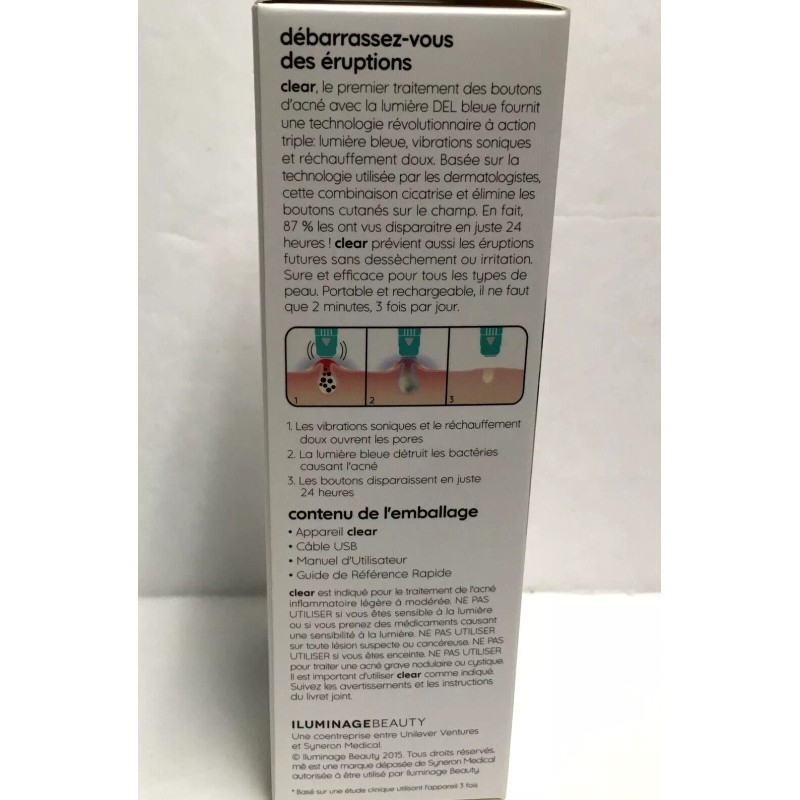 Mē Me Clear Anti-Blemish Device, Blue Light LED Technology Acne