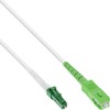 InLine® LWL Simplex Cable, FTTH, LC/APC 8° to SC/APC 8°,