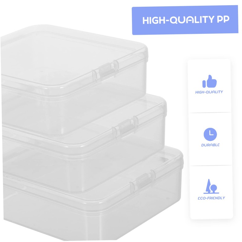 Ciieeo Stackable Storage Containers Desk Organizer Storage Box Decorative Multi-functional