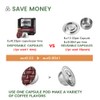 i Cafilas Espresso Coffee Capsules, Compatible with Bialetti Capsules, Refillable,