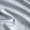 Ersmak Silver Satin Fabric by The Yard, 60" Wide Shiny