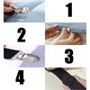 Table Cloth Holder Clips Hidden Strap 5 Pack - Adjustable