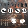 8 Pack Plug Cutters for Woodworking - Straight and Tapered