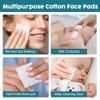 Square Cotton Pads for Makeup Remover (400 Count), 100% Pure
