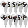 10pcs Number Synthetic Leather Golf Iron Covers Head Covers Club