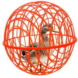 CalorMixs 15.7" Ball-Shaped Movable Chicken Coop,Pigeon Rabbit Duck Safe Walking Net,Preventing Trampled by Horse,Predation by Eagles,Dog Bites.Pet Removable Prevent Harassment Safety Hutch