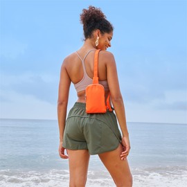 Haytijoe Trave Small Sling Bag Fanny Packs Purse Nylon Crossbody Bags for Women(Nylon Black)