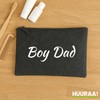 Huuraa Toiletry Bag Boy Dad Schriftzug Gift Cosmetic Bag Charcoal