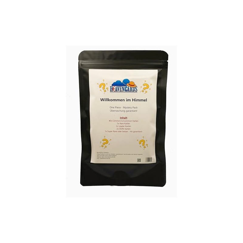 One Piece Mystery Pack - 50 Playing Cards with Guaranteed