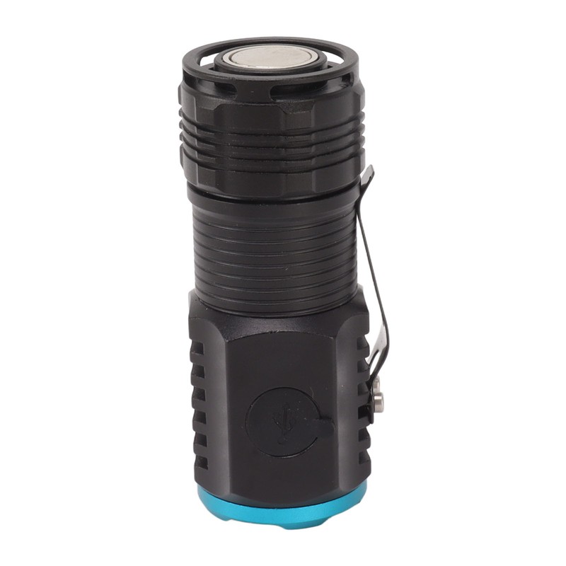 Mini Powerful Flashlight High Luminous Flux 2000lm Bright USB C