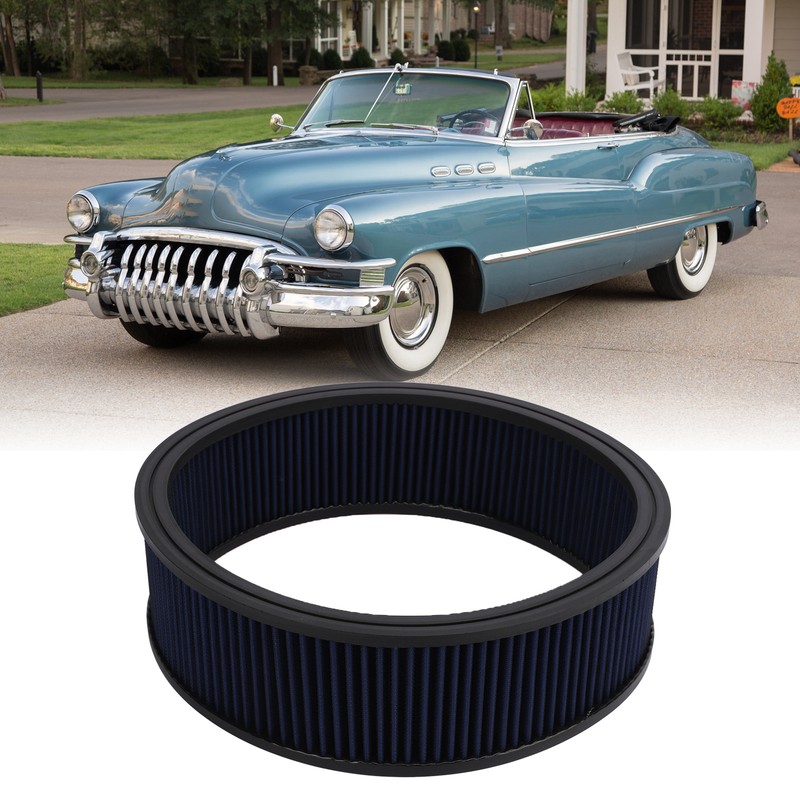 Air Filter Element High Flow Washable Reusable Round Air Filter
