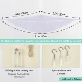 Unicorn Castle Stuffed Animals Net or Hammock Kids Toy Storage Organizer with LED Light Hanging Corner Stuffed Animals Holder Kids Girls Room Decor(Pack of 1)