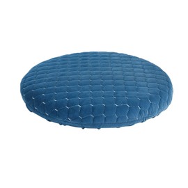 Bifaunvogel 14" Round Seat Cushion Memory Foam Round Stool Cushion with Anti-Slip Bottom Soft Padded Round Chair Covers Pad for Home Kitchen Bar Blue
