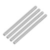 QUARKZMAN 4 Pieces Threaded Rods, M5 x 85mm, 304 Stainless