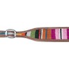 Silver Royal Woven Serape Wither Strap Medium Oil