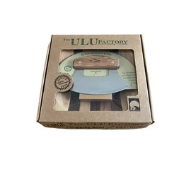 The ULU Factory Alaskan Knife Chopping Board With Large Bowl, Seaplane Scene