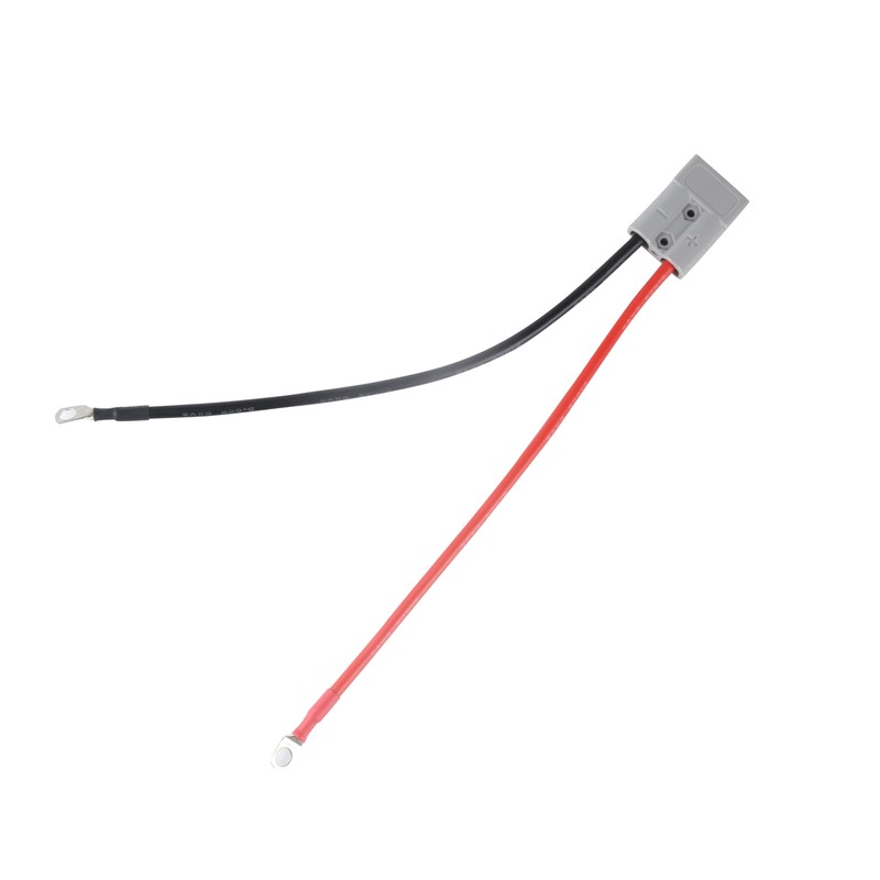 8AWG Cable with 50A Connector for LiFePO4 Battery Compatible with