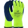 UCi KOOLgrip™ Thermo-Star Latex Palm Coated Thermal Cold Winter Grip Gloves (9 - Large, Yellow)