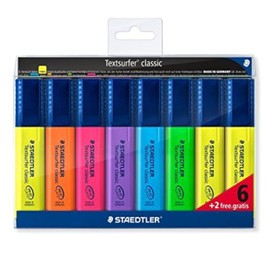 Staedtler Textsurfer Classic Highlighter, Refillable, Case