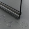 BAUHANDEL24-80 cm Shower Seal Black for Glass Thickness 6 mm
