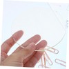 CIYODO 5pcs Transparent Acrylic Circles Smooth Edge Acrylic Discs for